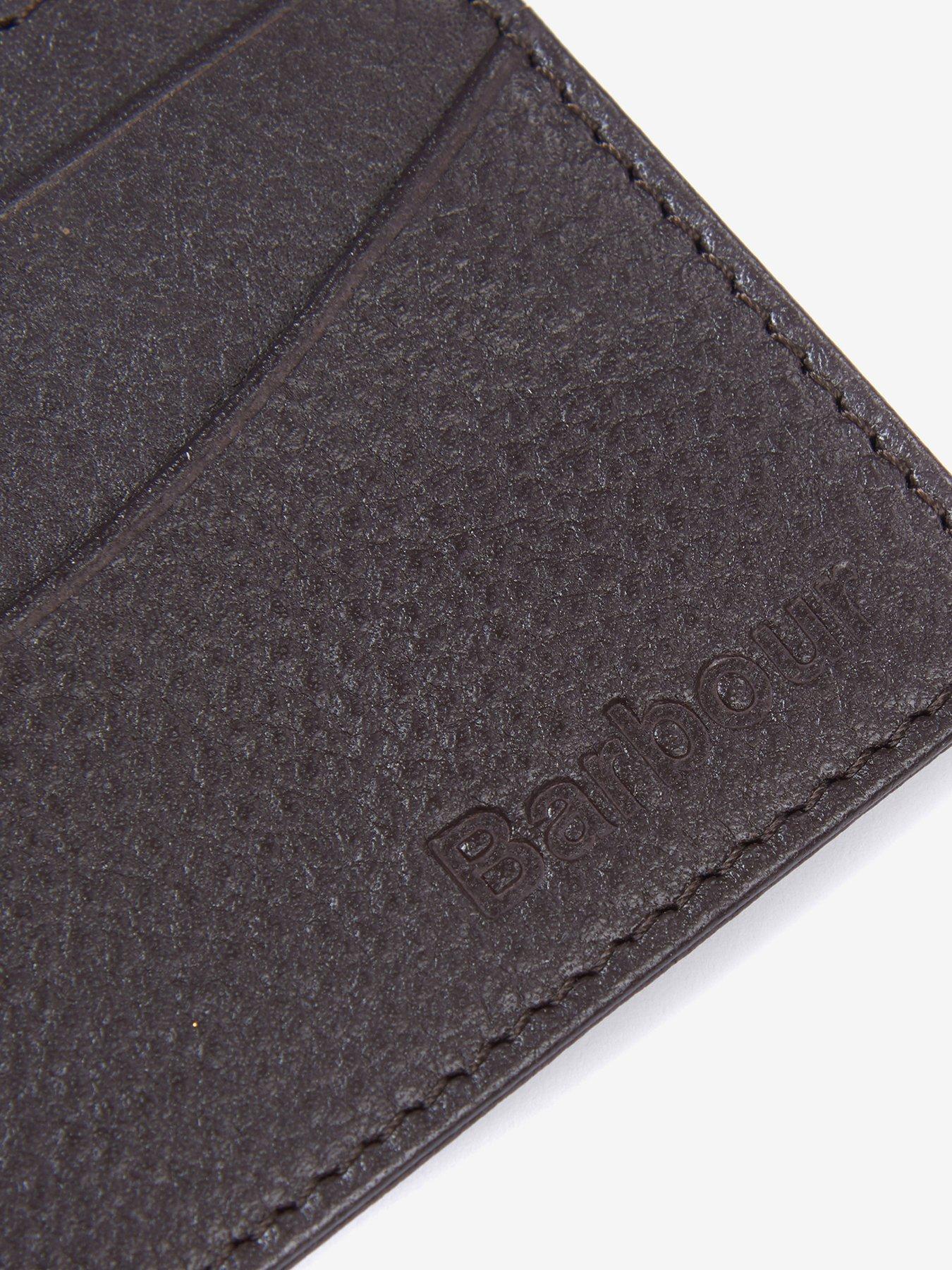 Image 3 of 3 of Barbour Amble Leather Card Holder - Brown