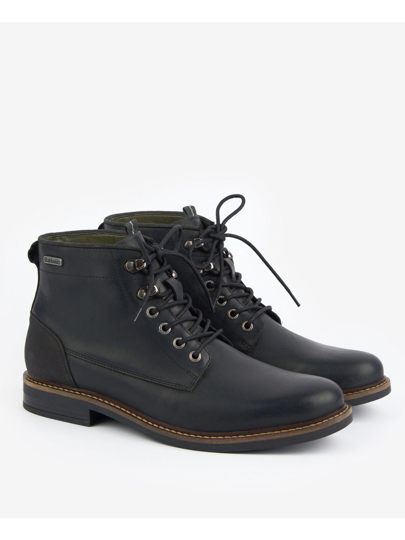 Image 5 of 5 of Barbour Deckham Leather Boots - Black
