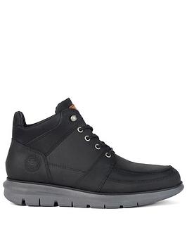 barbour international adams lace boots - black, black, size 11, men