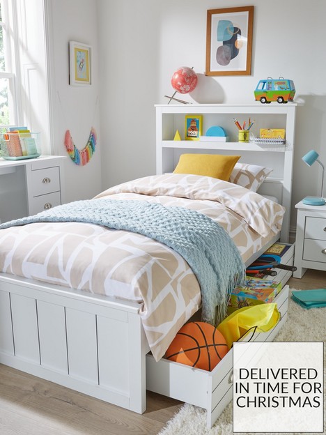 very-home-atlanta-childrens-single-bed-with-drawersnbspstorage-headboard-and-mattress-options-buy-and-save-white
