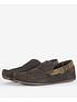  image of barbour-porterfield-suede-slippers-brown