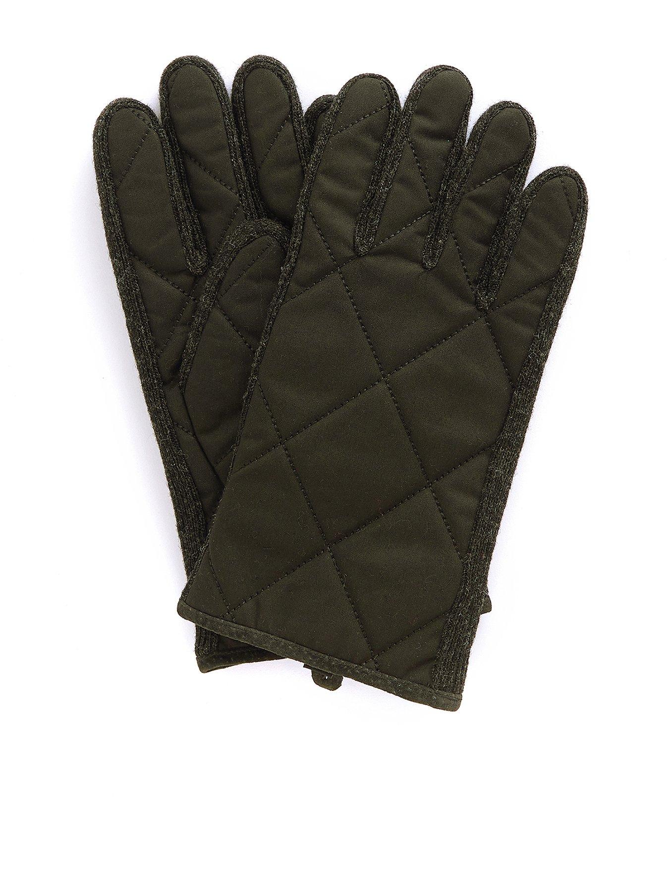 Barbour gloves cheap mens Pink