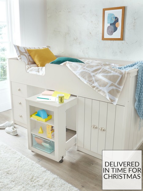 very-home-atlanta-mid-sleeper-bed-with-storage-and-pull-out-desk-white