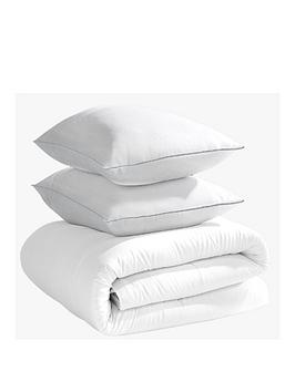 Product photograph of Kally Sleep Sleep Essentials Cool Comfort Bundle - White from very.co.uk