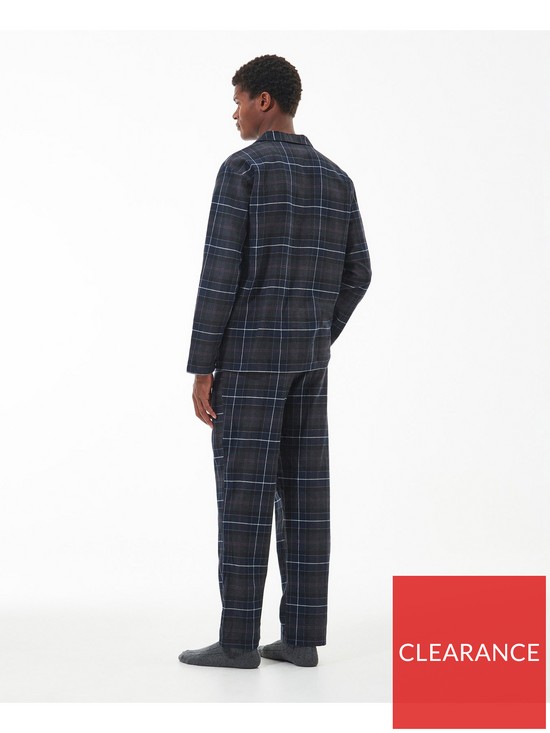 stillFront image of barbour-laith-pyjama-set-black
