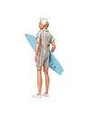 Image thumbnail 2 of 5 of Barbie The Movie: Ken Doll in Pastel Stripes Beach Outfit