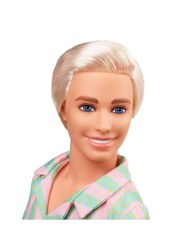Barbie The Movie: Ken Doll in Pastel Stripes Beach Outfit | very.co.uk