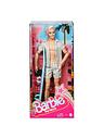Image thumbnail 5 of 5 of Barbie The Movie: Ken Doll in Pastel Stripes Beach Outfit