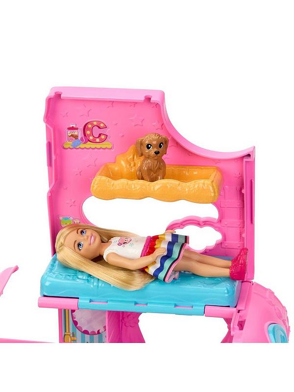 Barbie Chelsea 2-in-1 Camper Playset, Doll & Accessories | very.co.uk