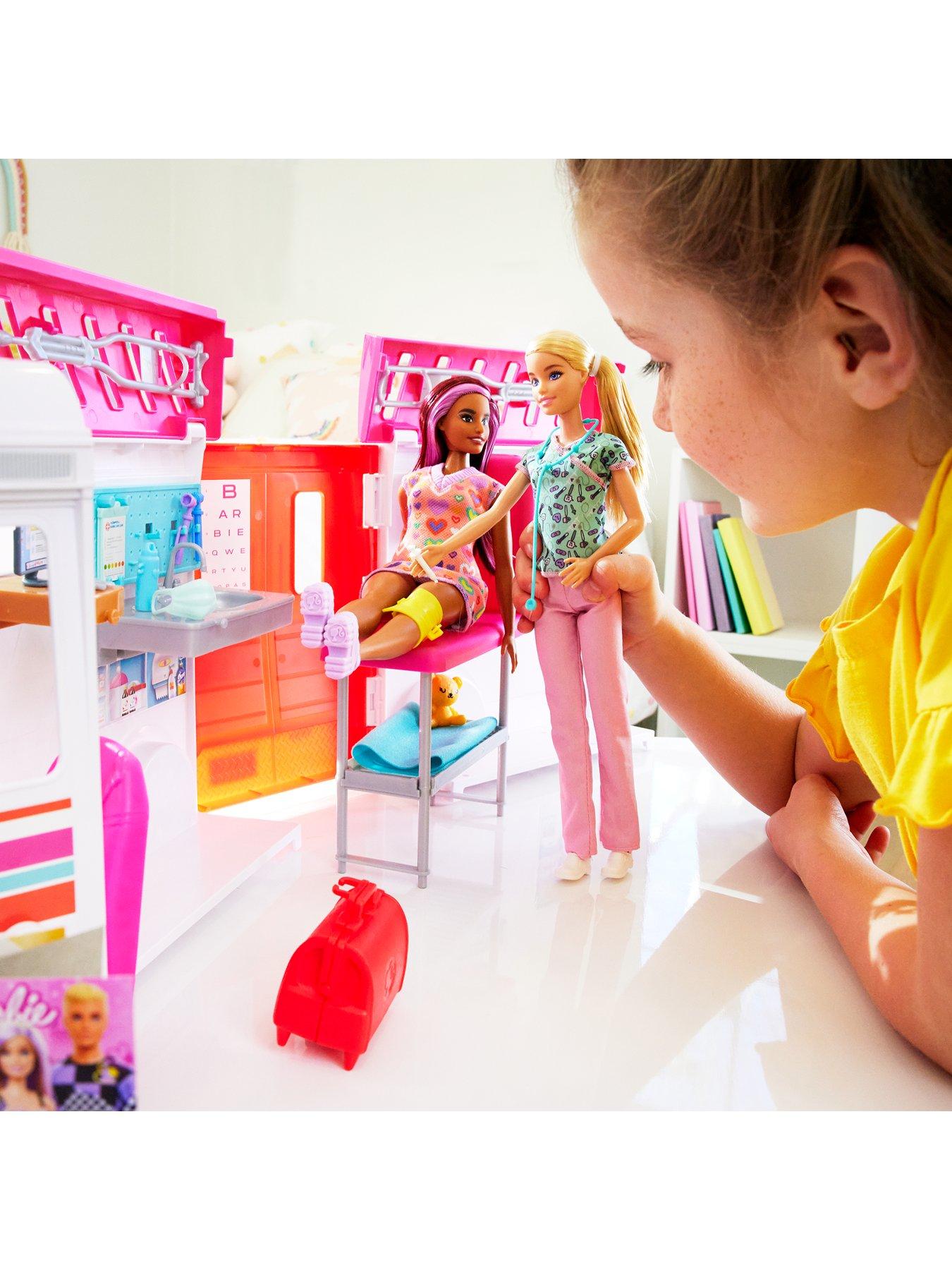 Barbie care cheap clinic playset reviews