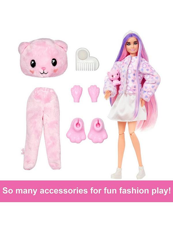 Image 5 of 6 of Barbie Cutie Reveal - Cozy Cute Tees Teddy Bear Doll