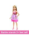 Image thumbnail 3 of 6 of Barbie Large Doll, 28ins tall, with blonde hair and shimmery pink dress