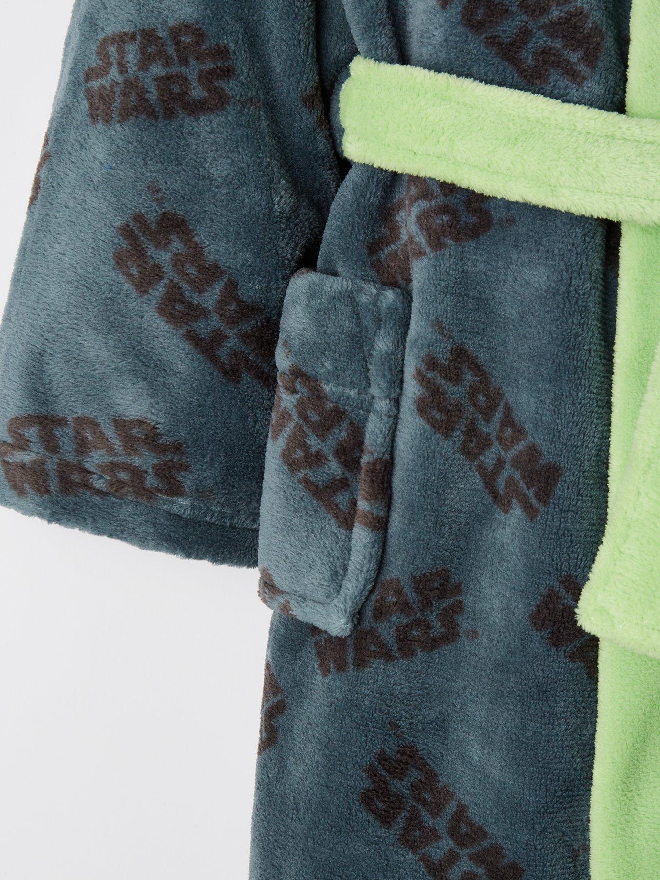 The Mandalorian Children's Baby Yoda Grogu Hood Detail Dressing Gown