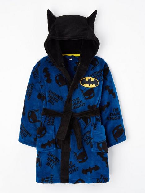 batman-childrensnbspcharacter-hood-detail-dressing-gown-blue