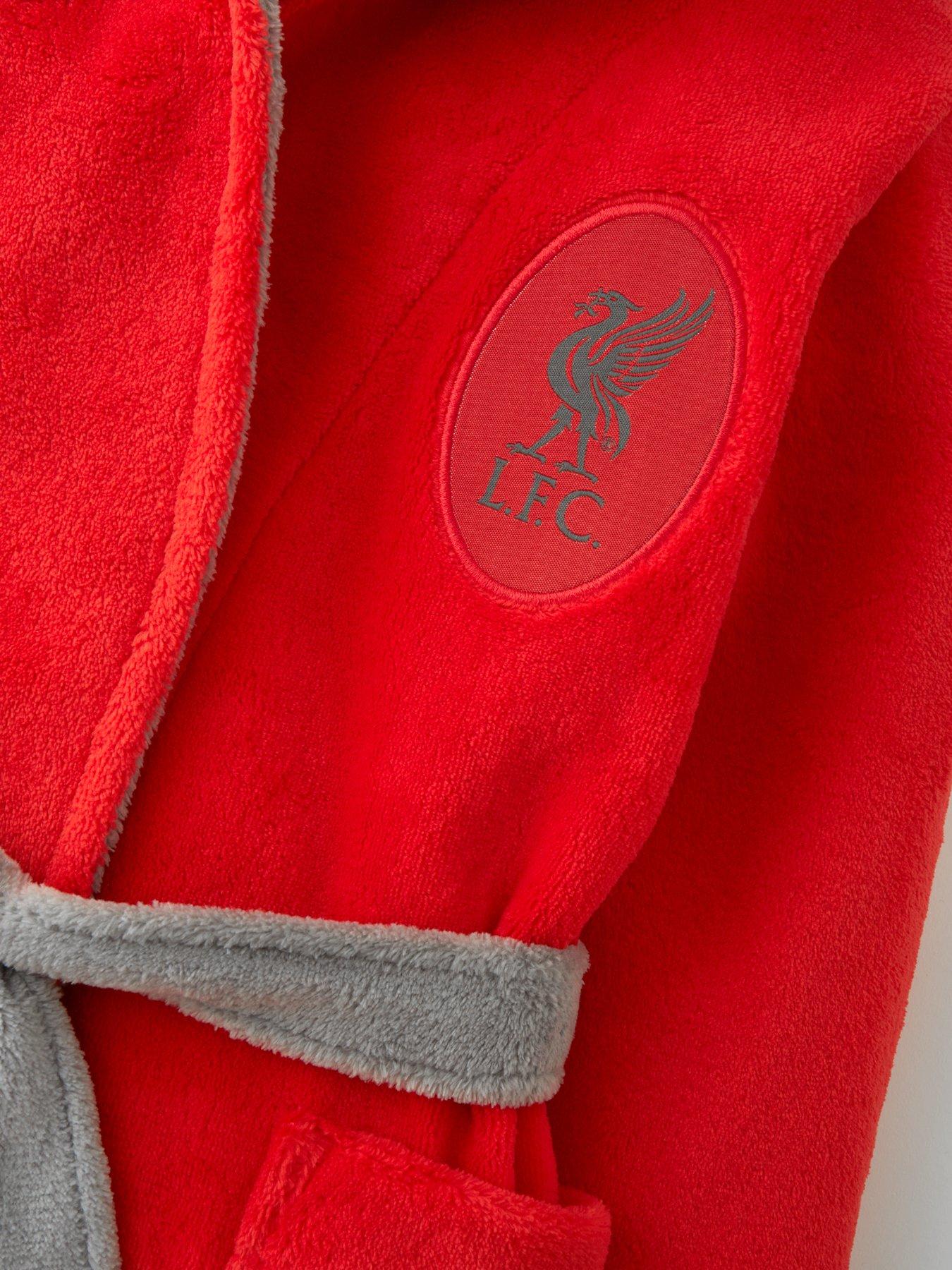 Liverpool FC Kids Football Dressing Gown Red Very.co.uk