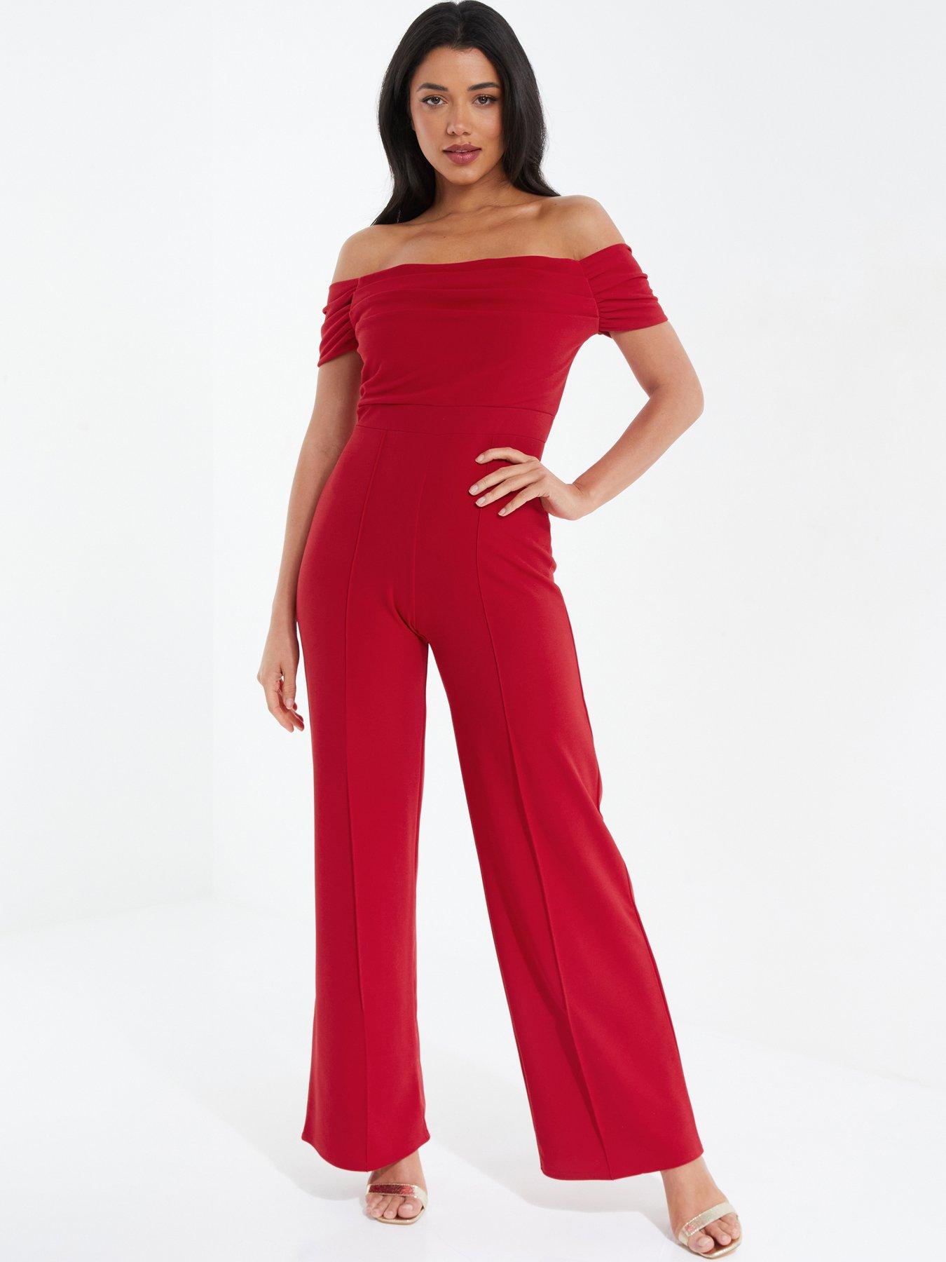 Very store red jumpsuit