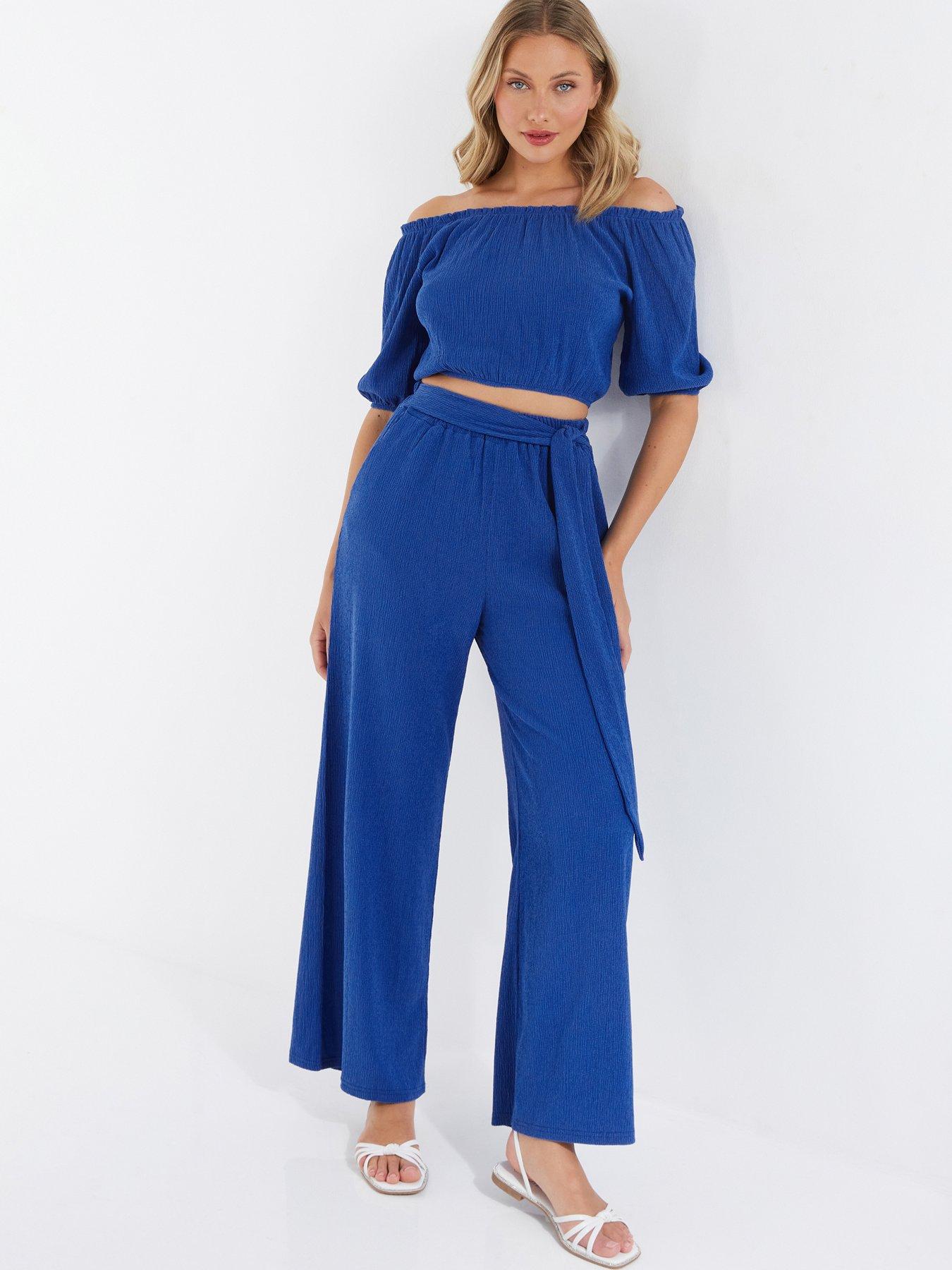 Bright sales blue pants