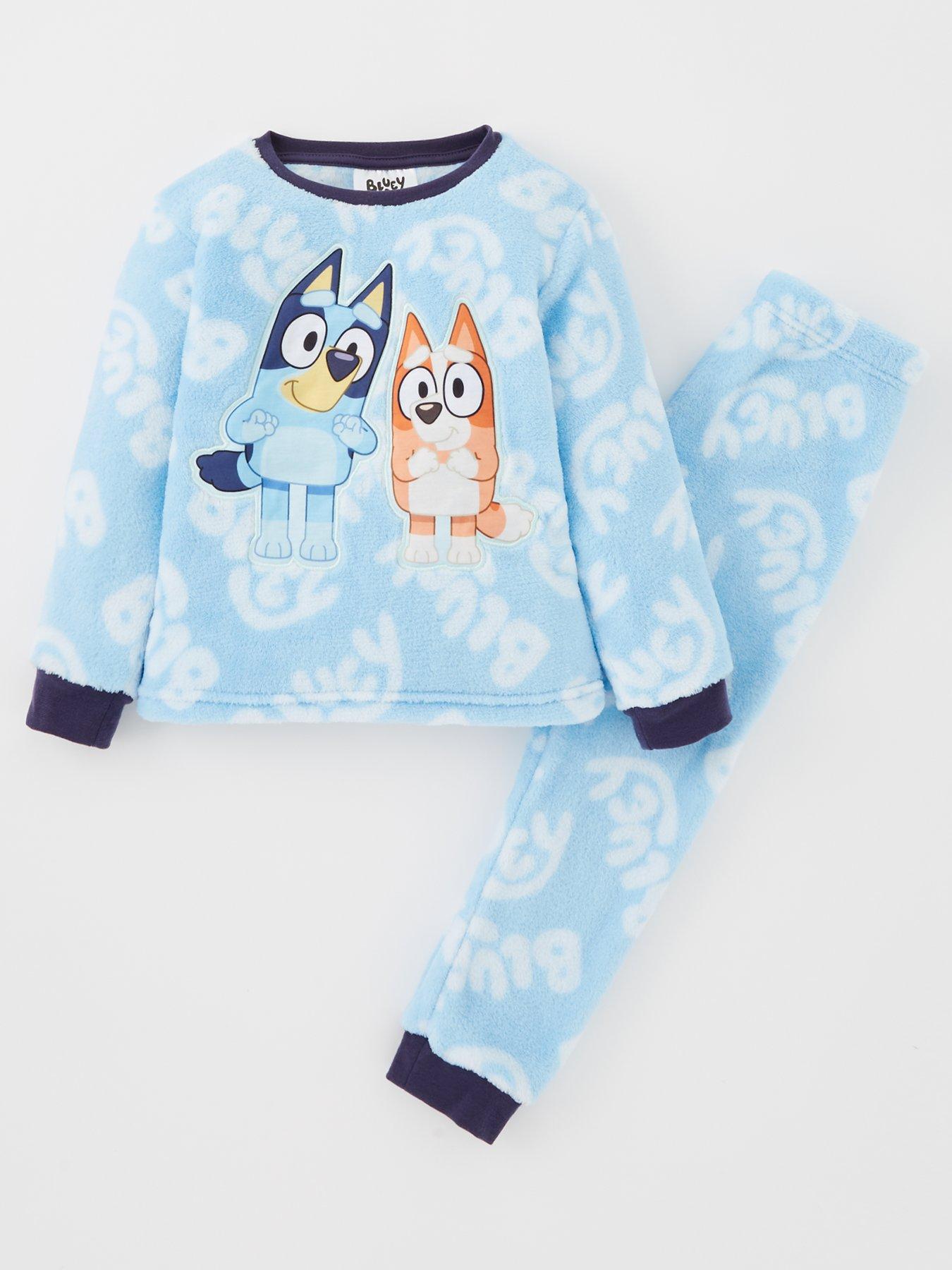 Toddler Girl Bluey Jumping Bluey Pajama Set