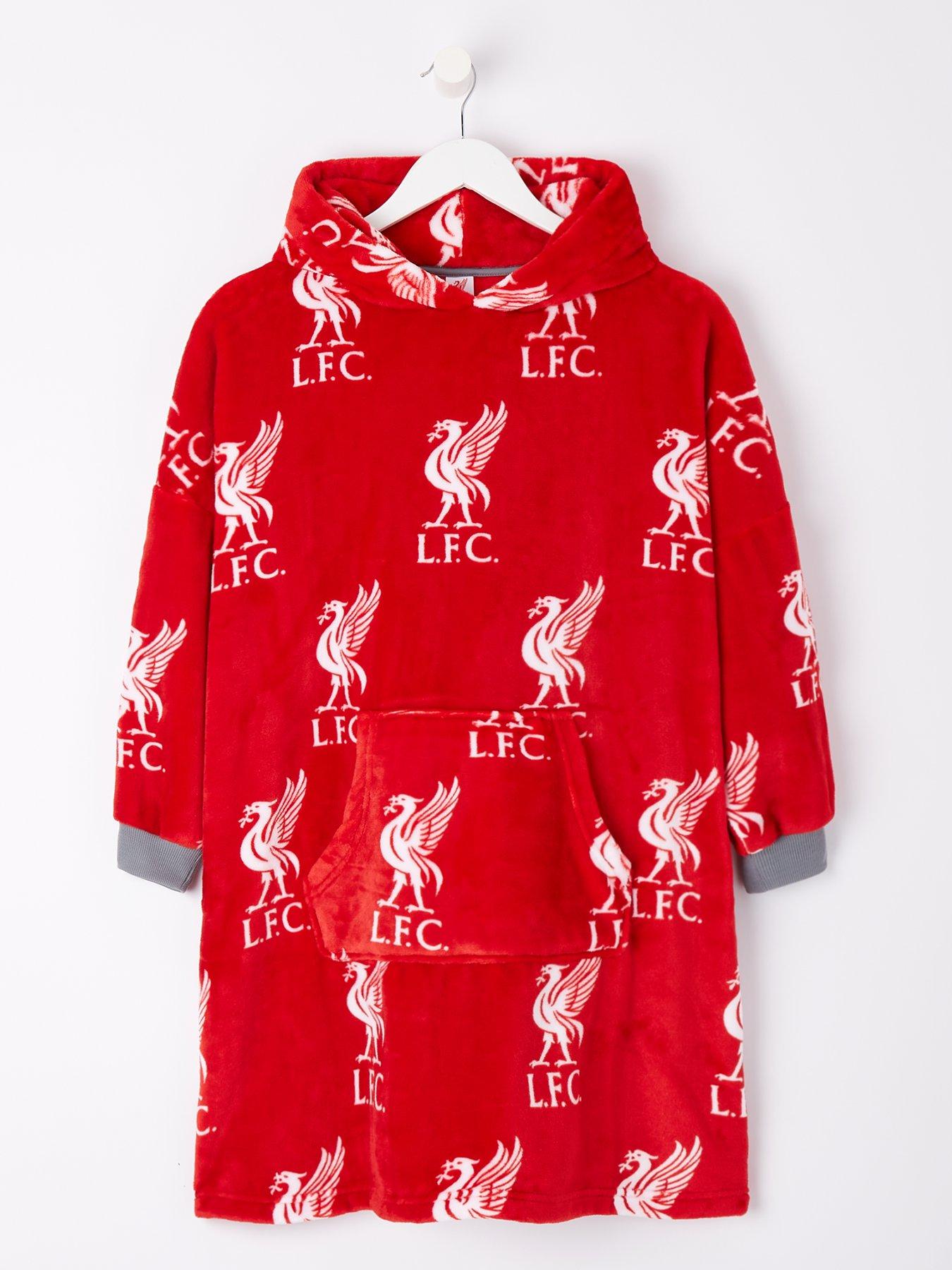 liverpool-fc-childrensnbspfleece-hooded-blanket-red