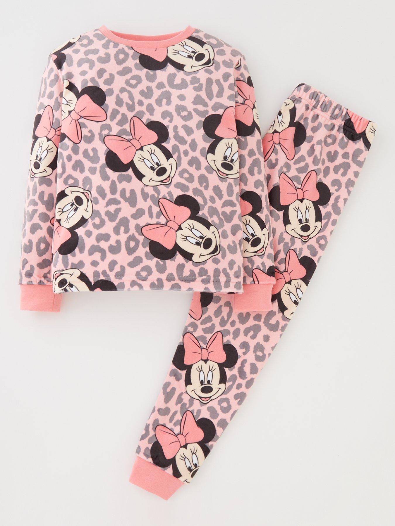 Minnie mouse 2025 fleece pyjamas