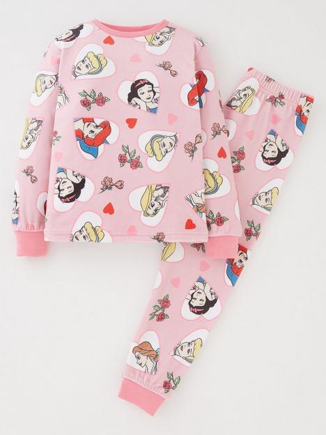disney-princess-all-over-print-fleece-pyjamas-pink