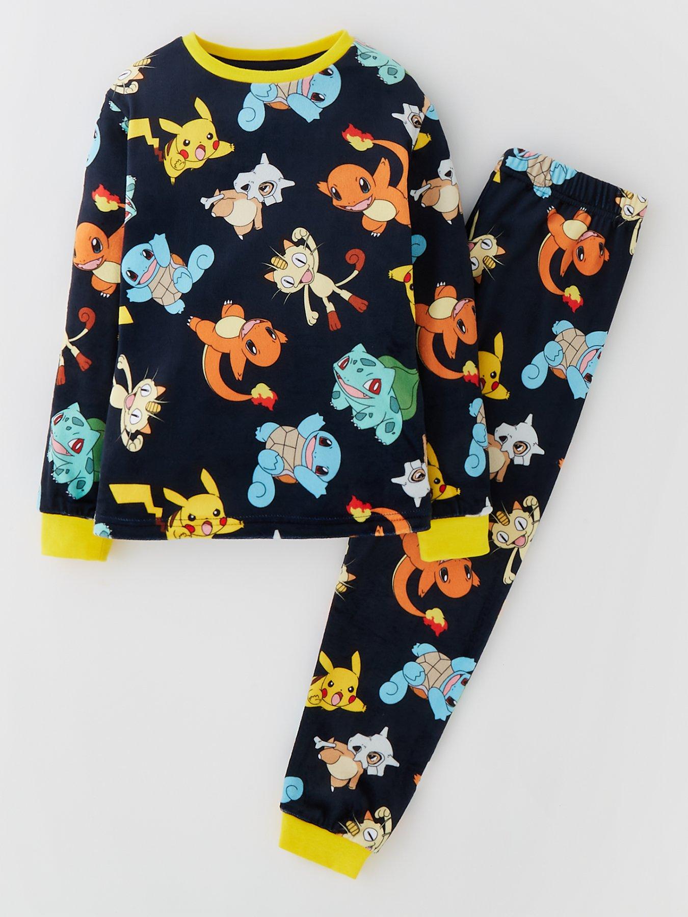 Pokemon fleece online pajamas