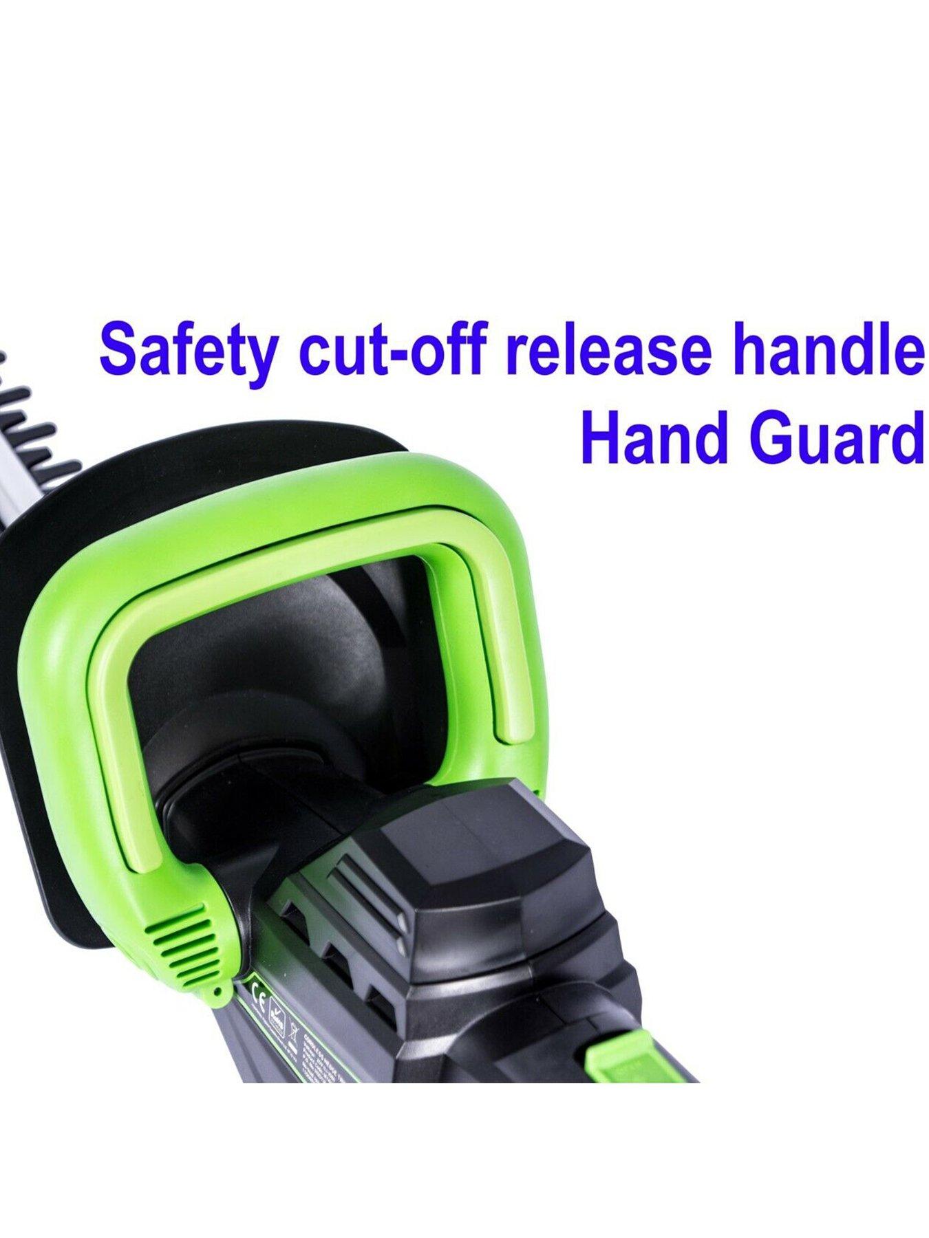 Image 4 of 7 of Mylek Cordless Hedge Trimmer 20V Electric Cutter 4000mAh Lithium-Ion Battery, 51cm Cut Length, 16mm Easy Cut Capacity, Lightweight Garden Handheld