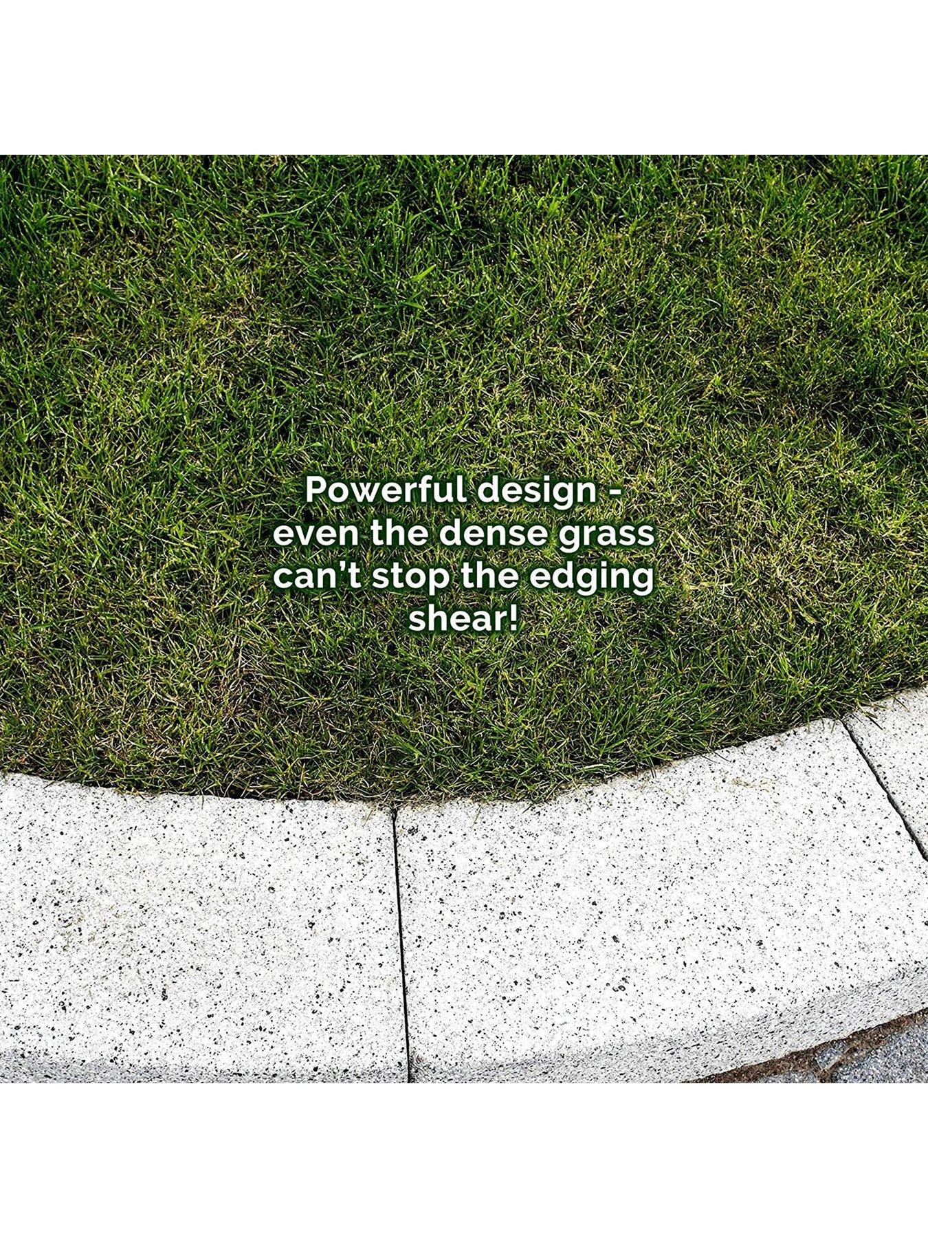 Image 4 of 7 of Mylek 2-in-1 Li-ion Cordless Hedge Trimmer &amp; Grass Shears with 2 Blades, Quick Change Button, Safety Switch &amp; Battery Capacity Display