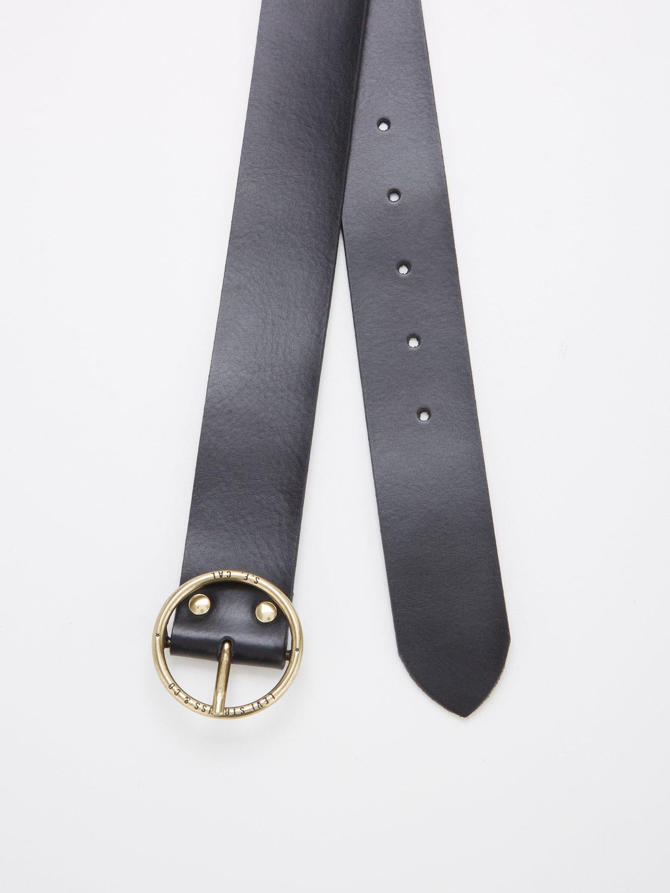 Fashion Circle Belt - Black