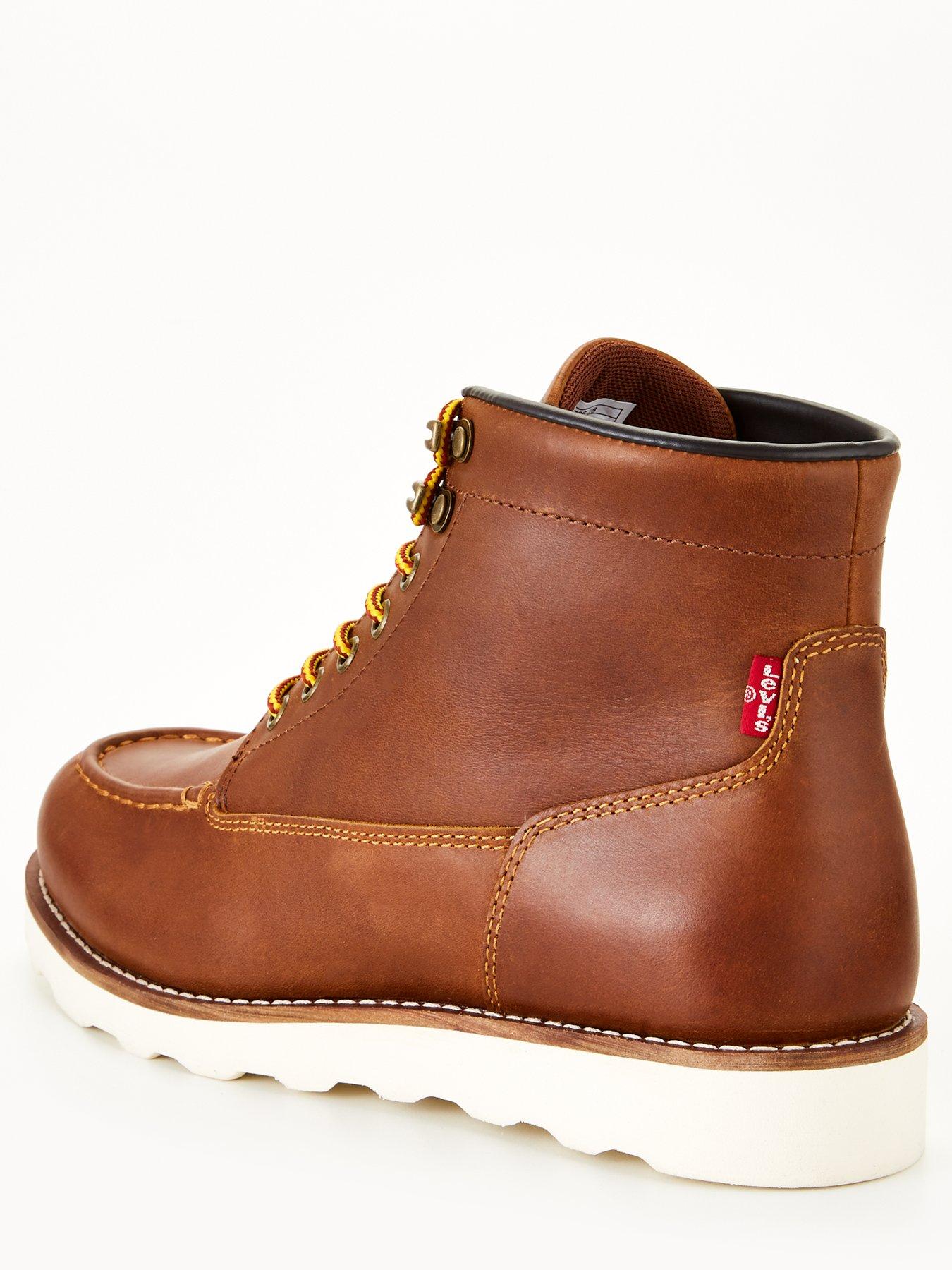 Levis moc shop toe boots