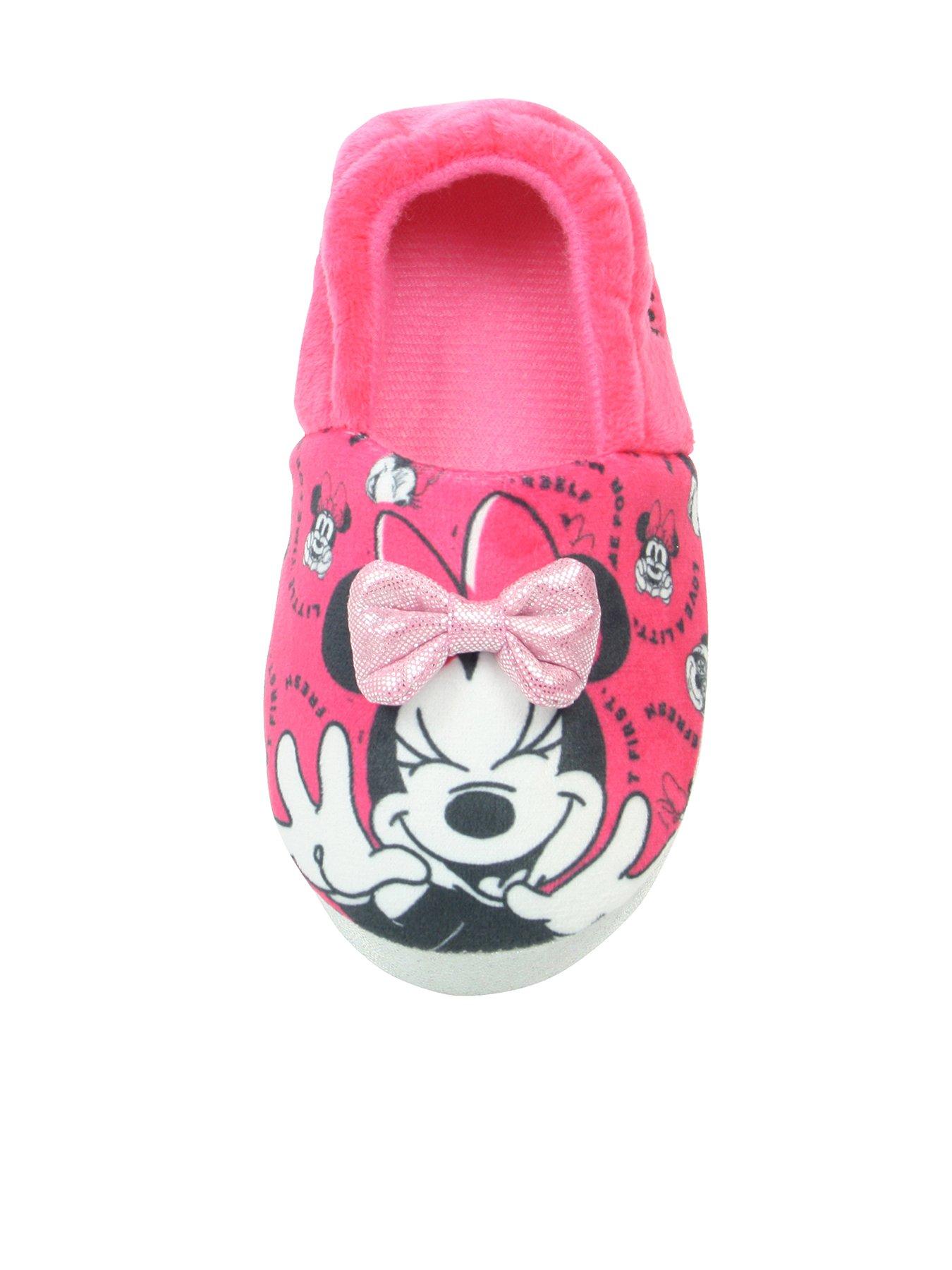 Pink minnie mouse slippers shop
