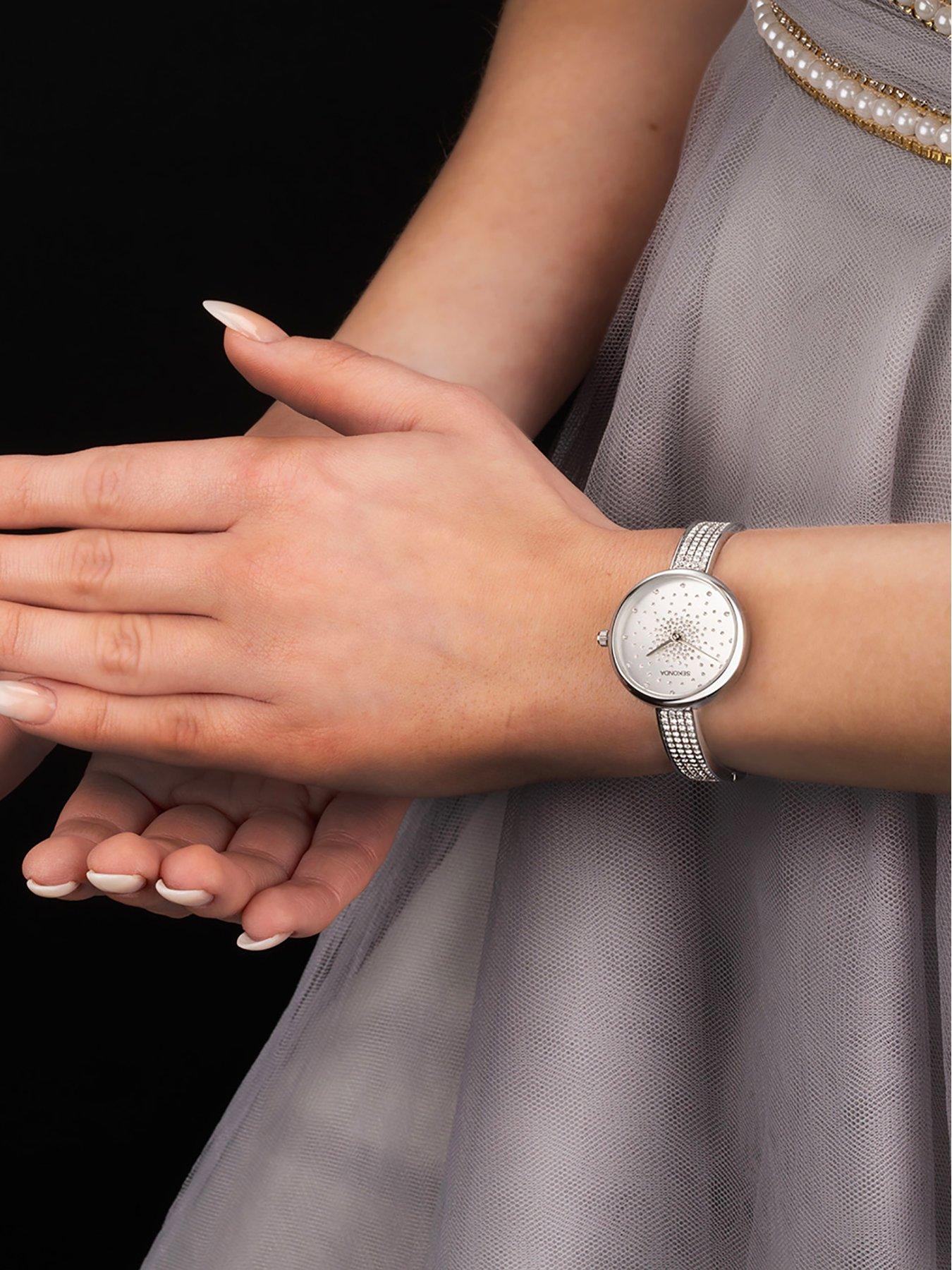 Image 3 of 6 of Sekonda Womens Silver Alloy Bracelet Analogue Watch
