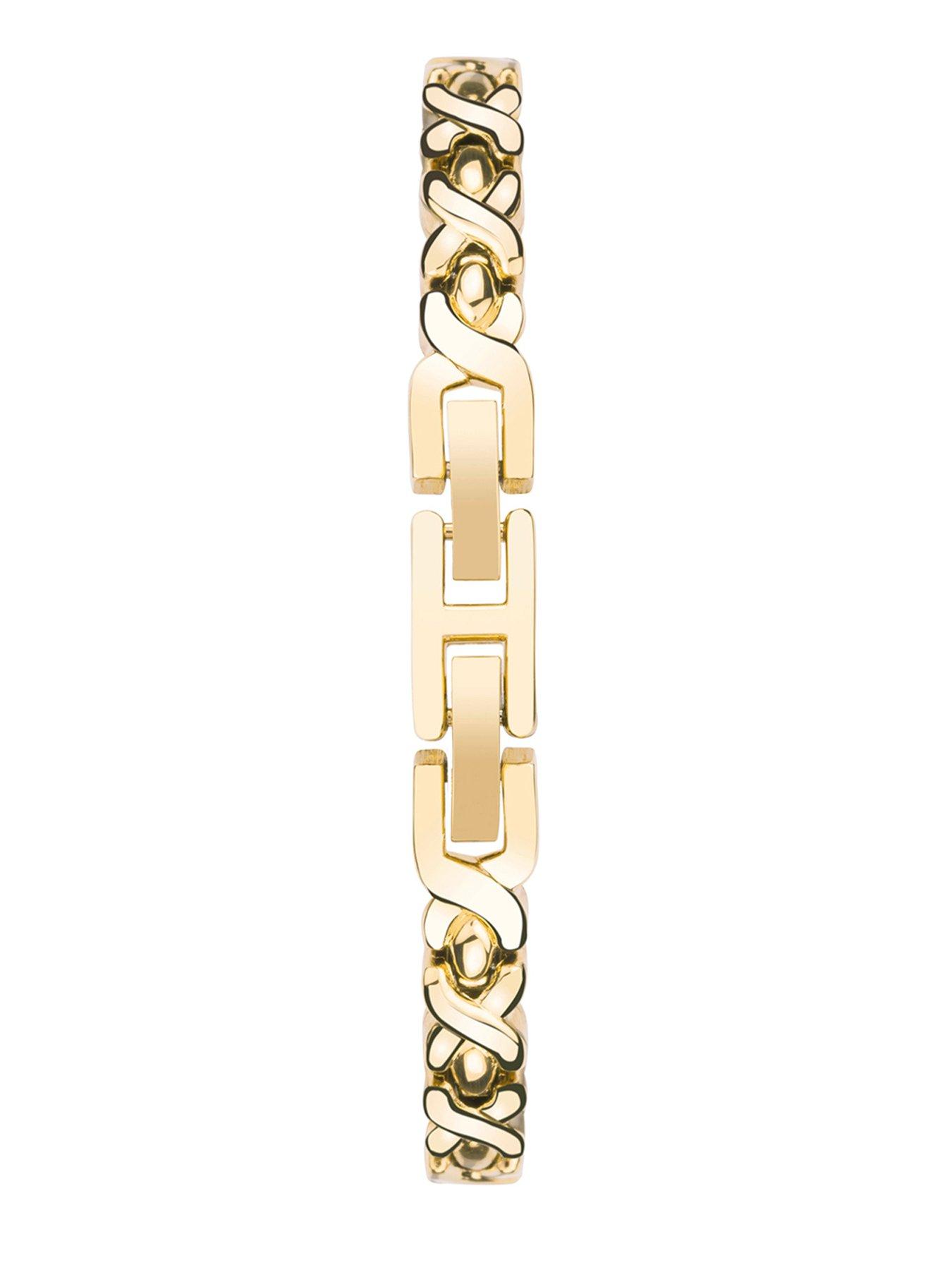 Image 6 of 6 of Sekonda Womens Gold Alloy Bracelet Watch with Silver Dial Gift Set