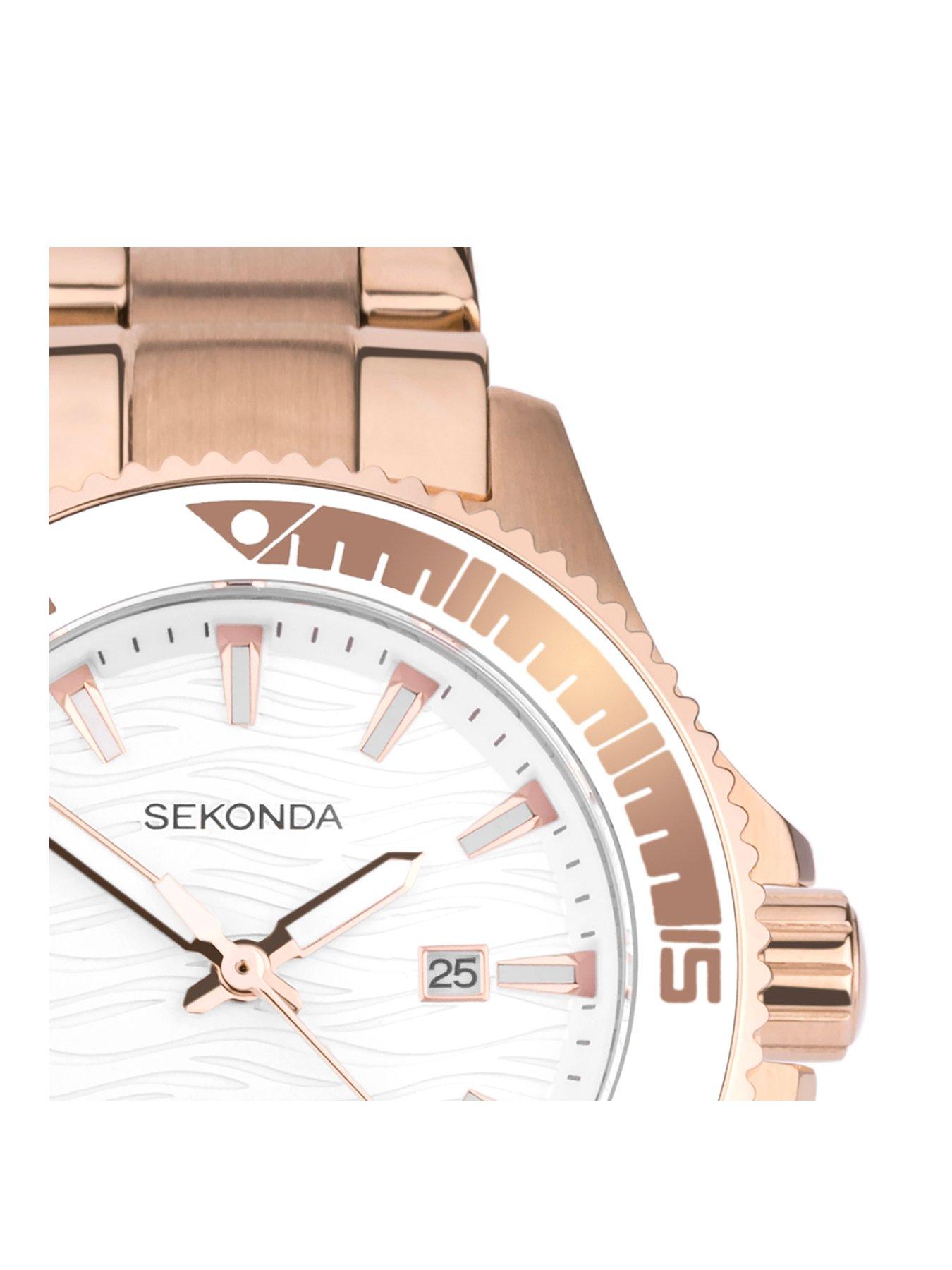 Sekonda Womens Rose Gold Stainless Steel Analogue Watch Very.co.uk