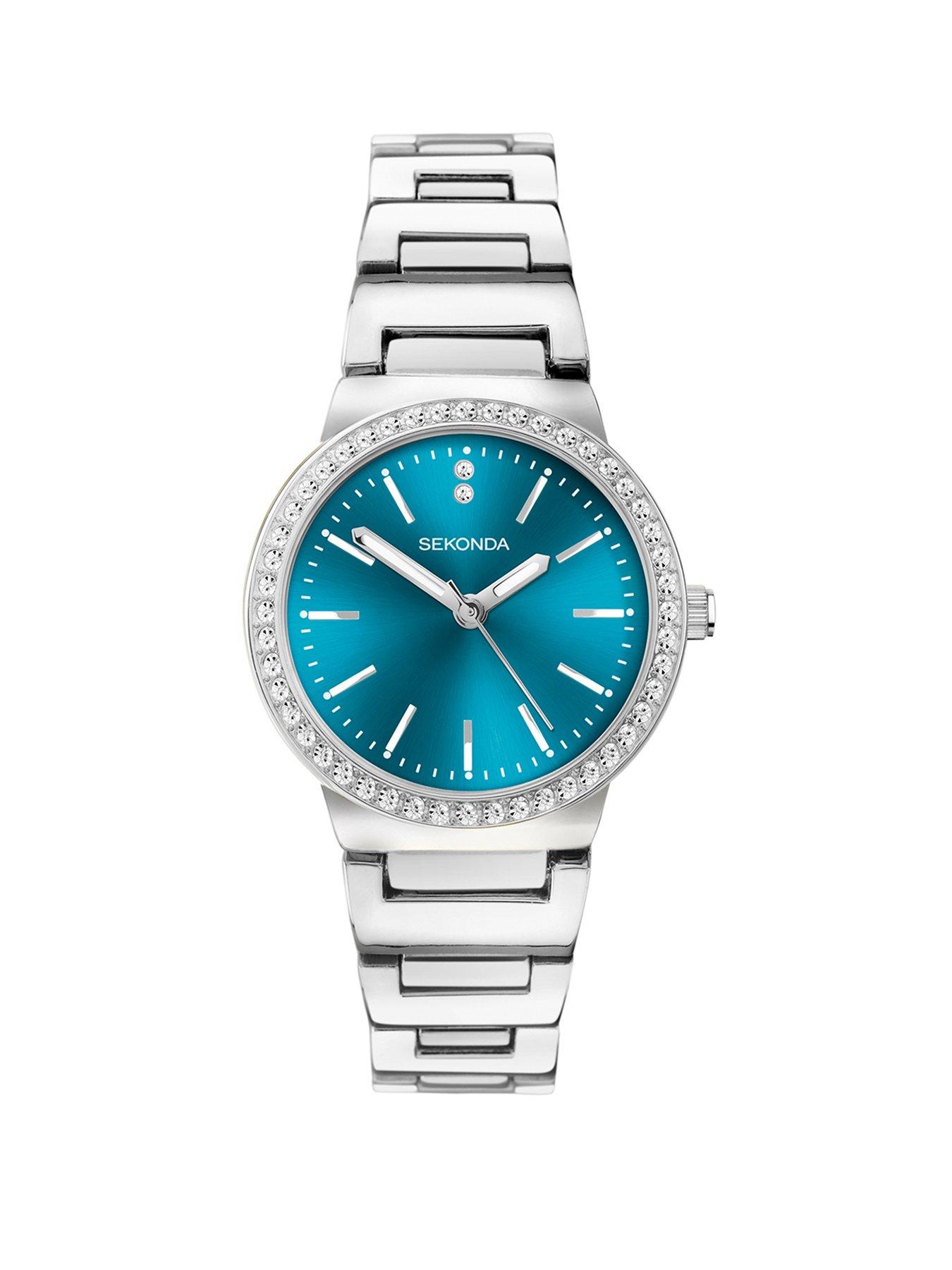 Product photograph of Sekonda Womens Silver Alloy Bracelet Analogue Watch from very.co.uk