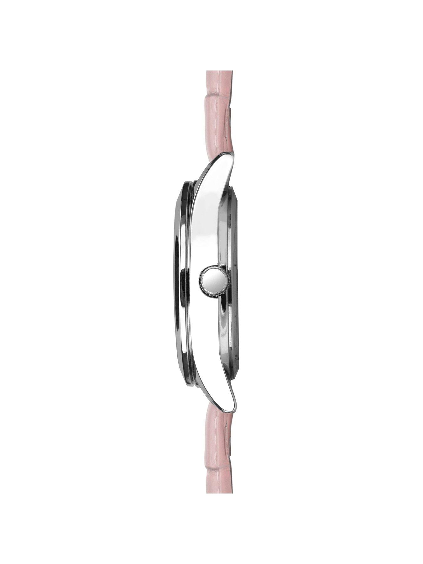 Image 4 of 6 of Sekonda Womens Light Pink Leather Strap Analogue Watch