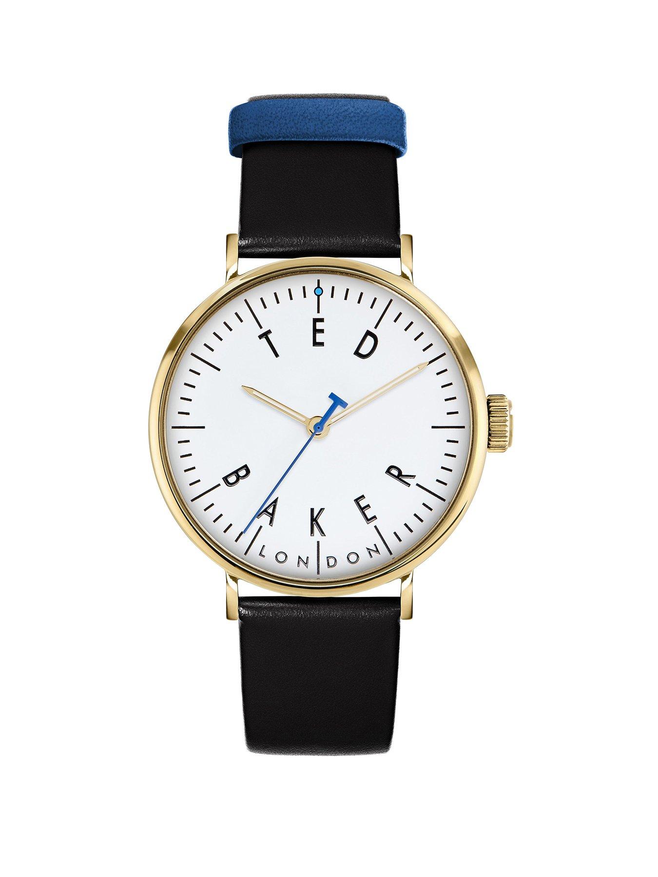 Product photograph of Ted Baker Dempsey Gents Watch from very.co.uk