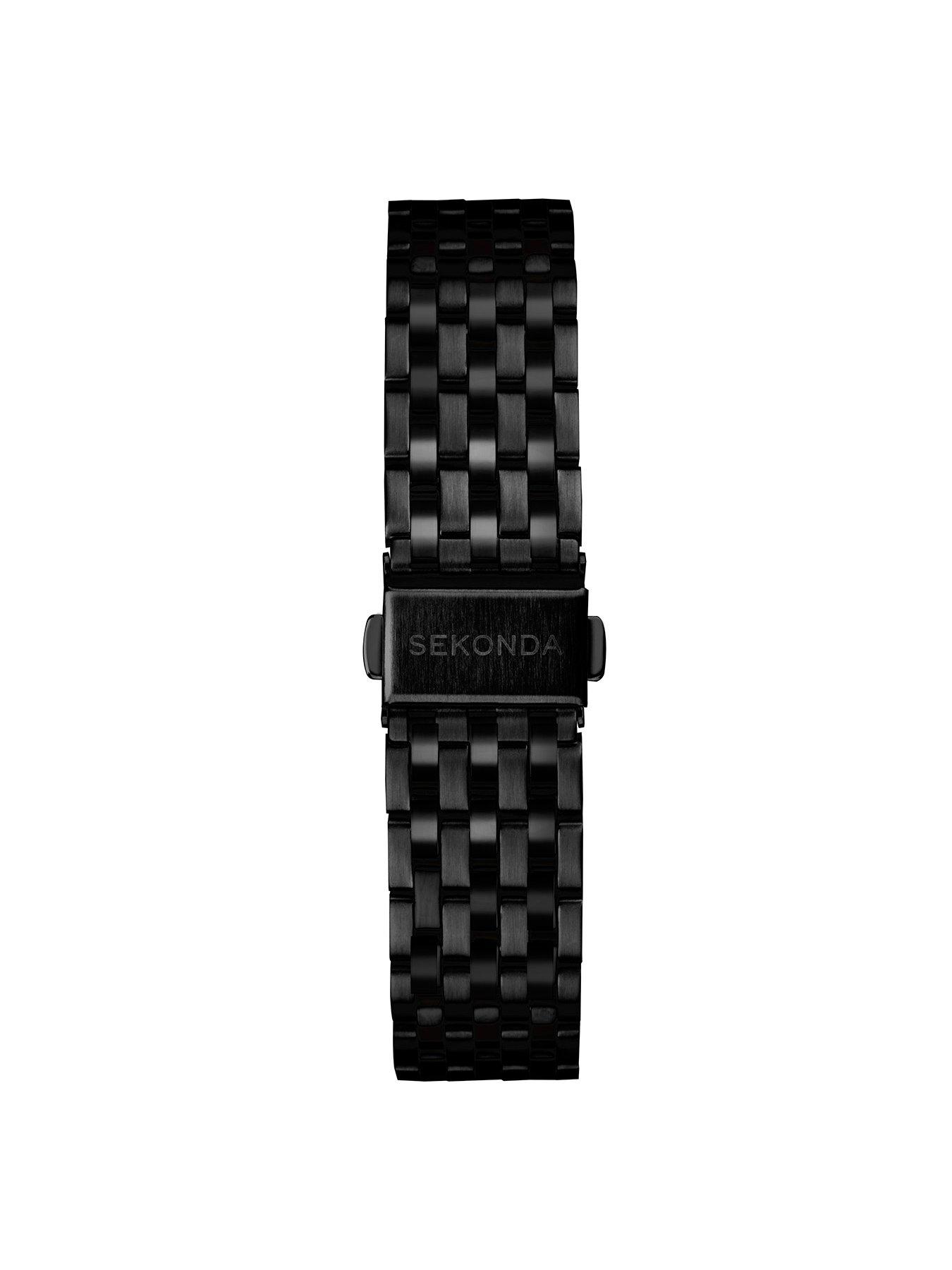 Image 6 of 6 of Sekonda Mens Black Stainless Steel Multi-Function Watch