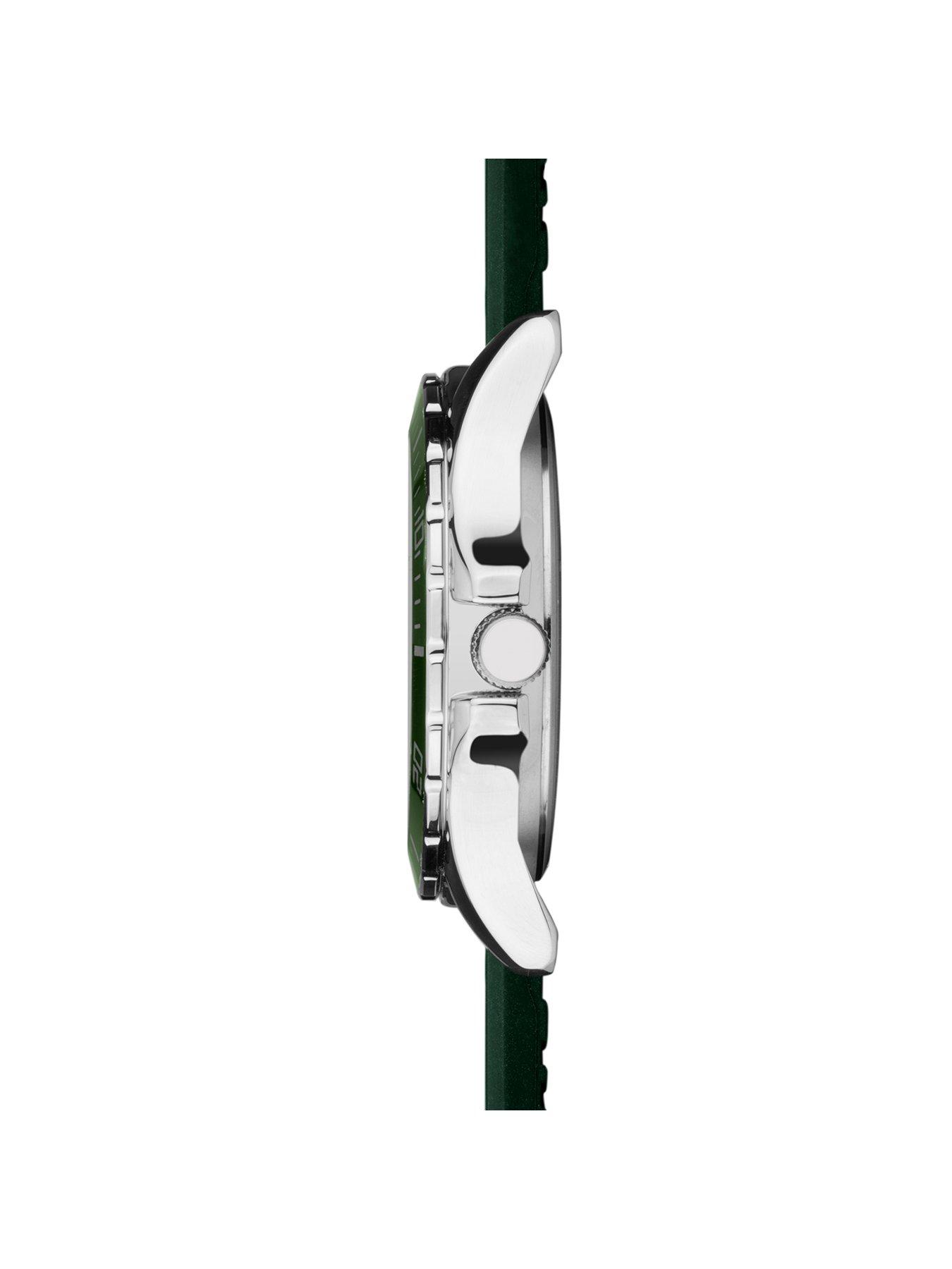 Image 4 of 6 of Sekonda Mens Green Rubber Strap Analogue Watch