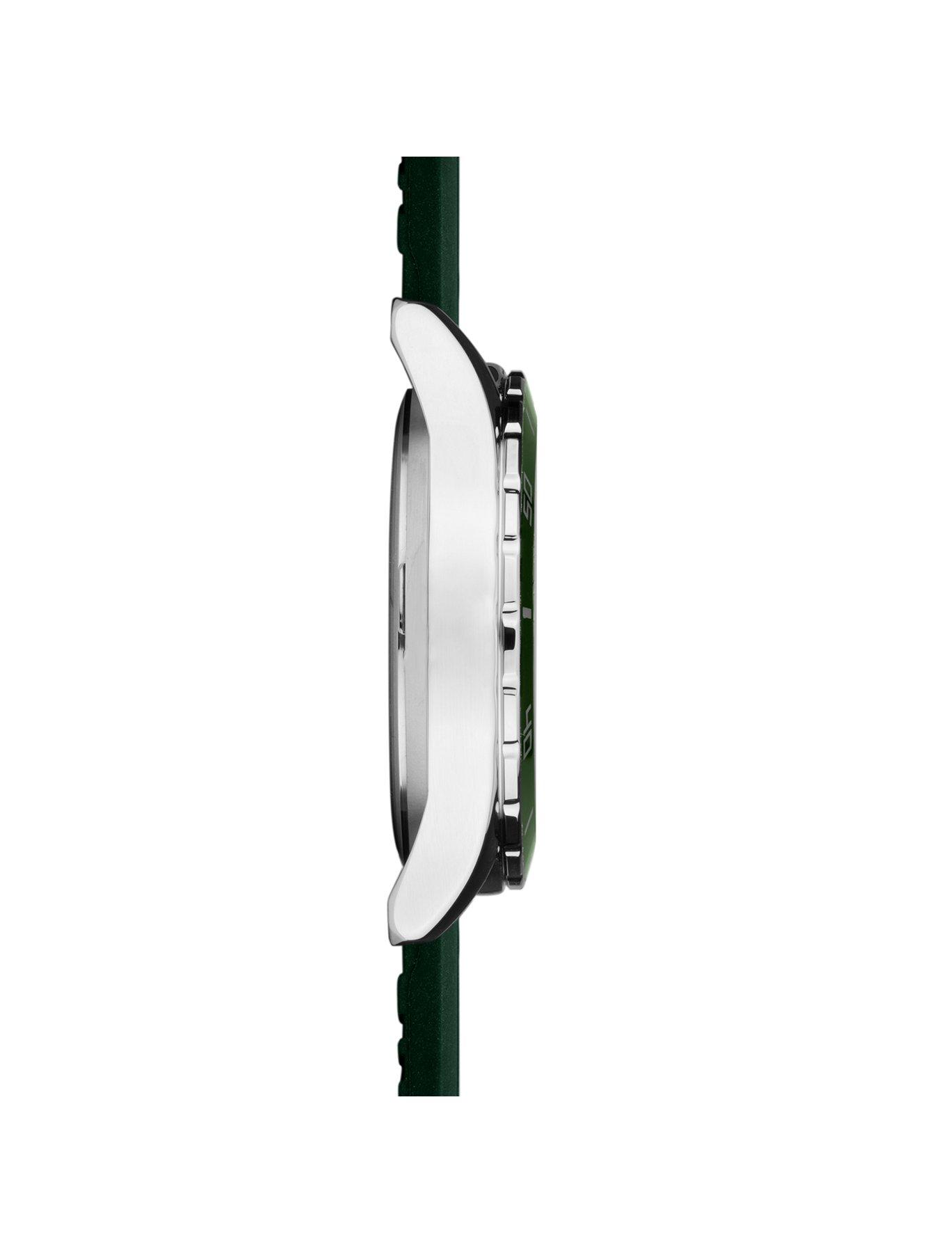 Image 5 of 6 of Sekonda Mens Green Rubber Strap Analogue Watch