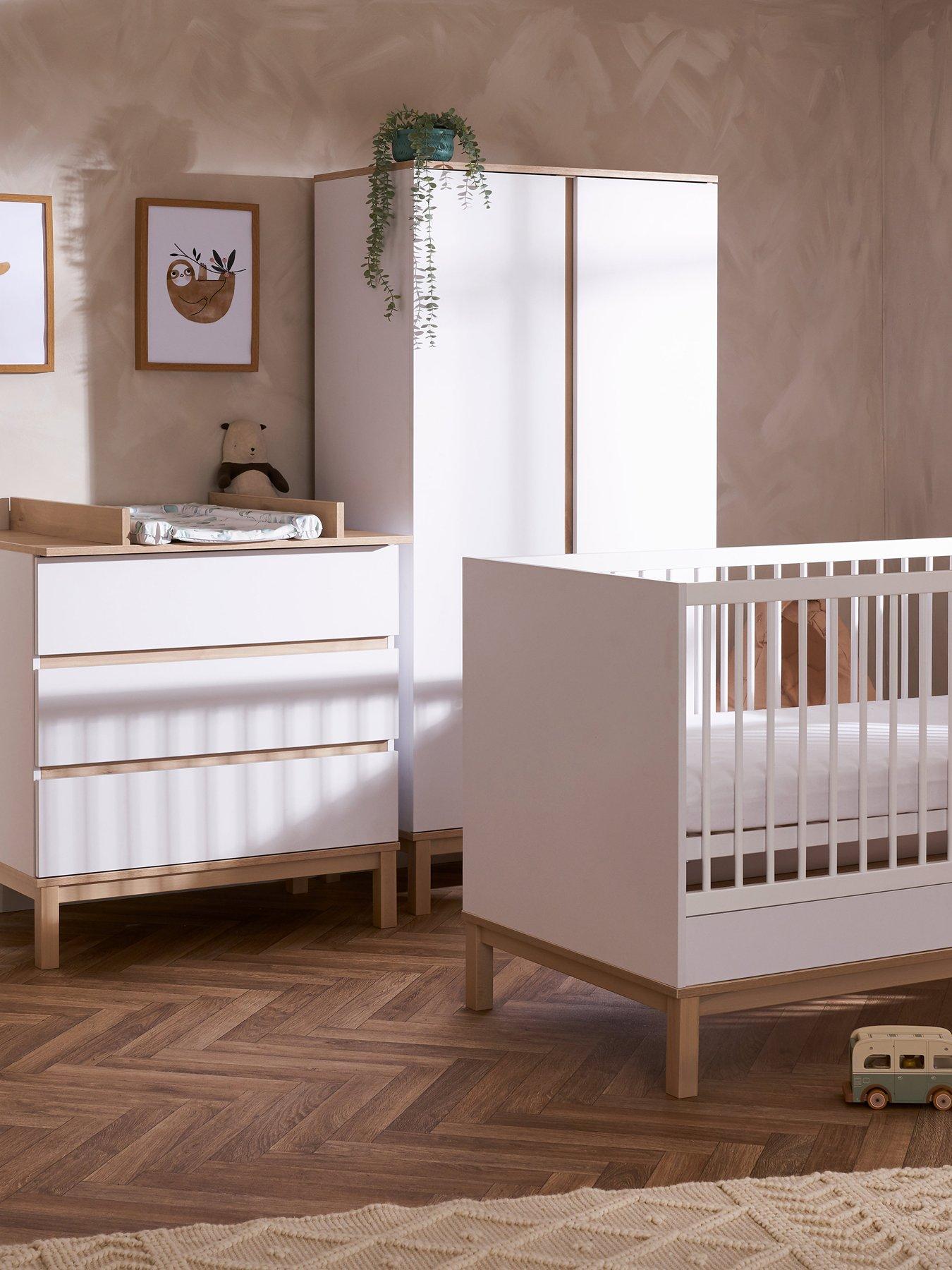 Product photograph of Obaby Astrid 3 Piece Furniture Set - White from very.co.uk