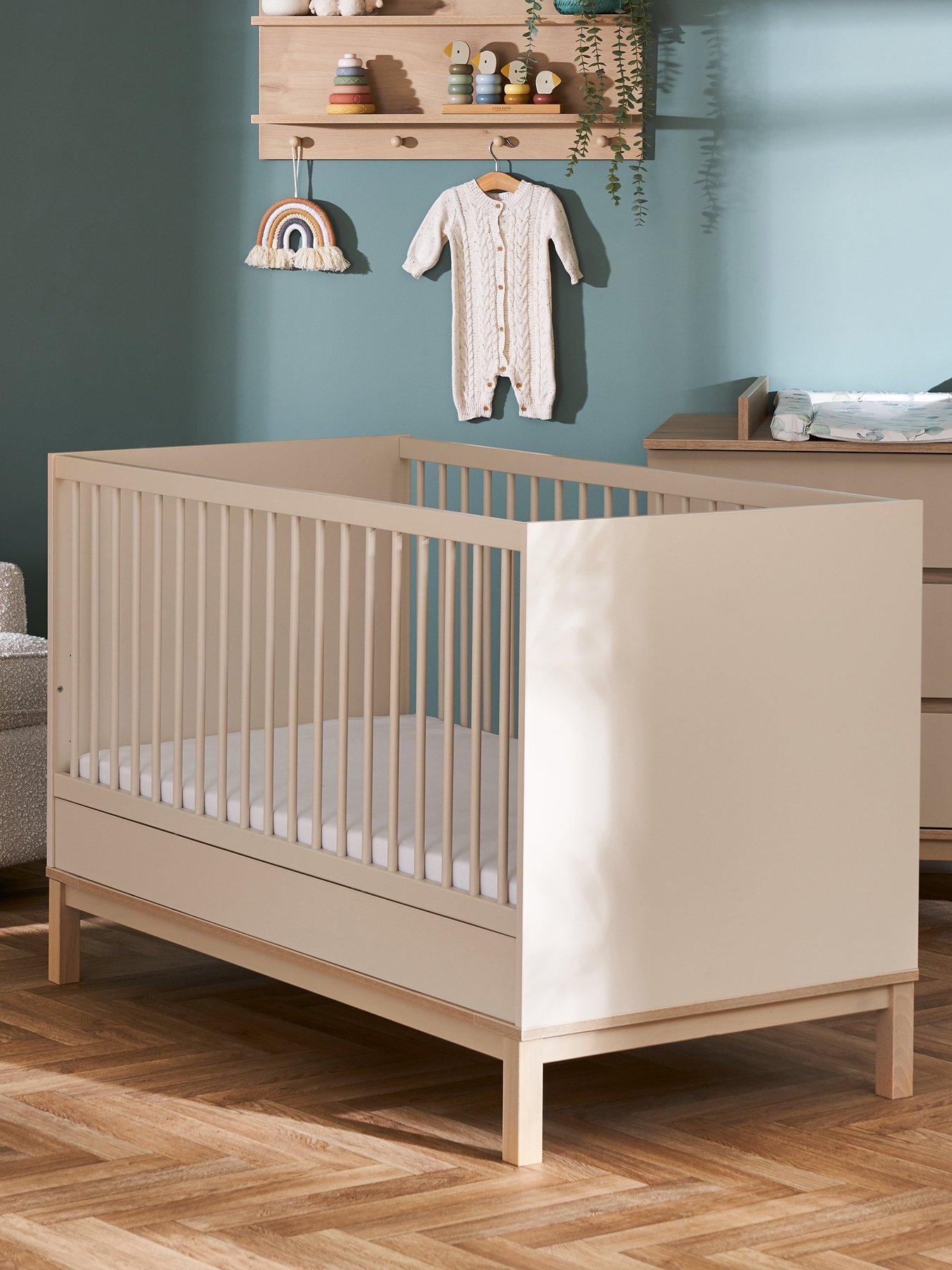 Product photograph of Obaby Astrid Cot Bed - Satin from very.co.uk