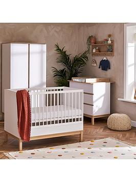 Product photograph of Obaby Astrid Mini 3 Piece Nursery Furniture Set - White from very.co.uk