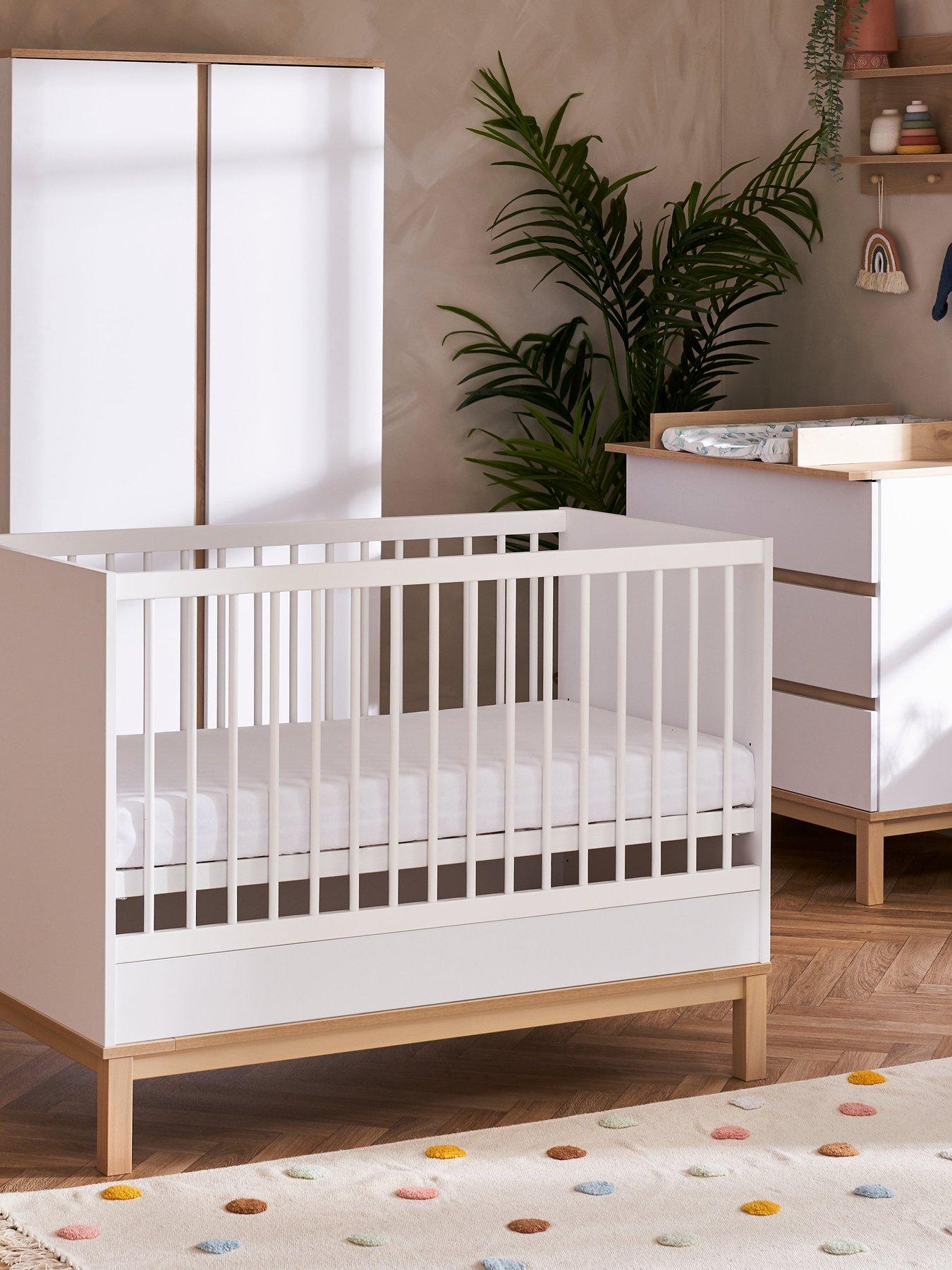 undefined Astrid Mini 3 Piece Nursery Furniture Set - White