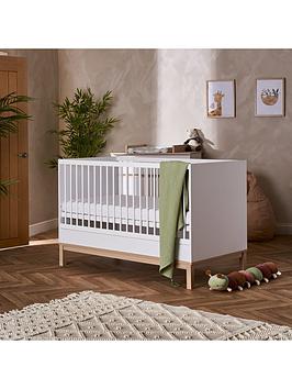 Product photograph of Obaby Astrid Cot Bed - White from very.co.uk