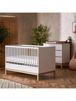 Product photograph of Obaby Astrid 2 Piece Nursery Furniture Set - White from very.co.uk