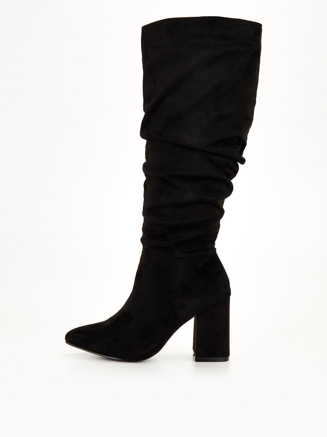 Suede tall slouchy on sale boot