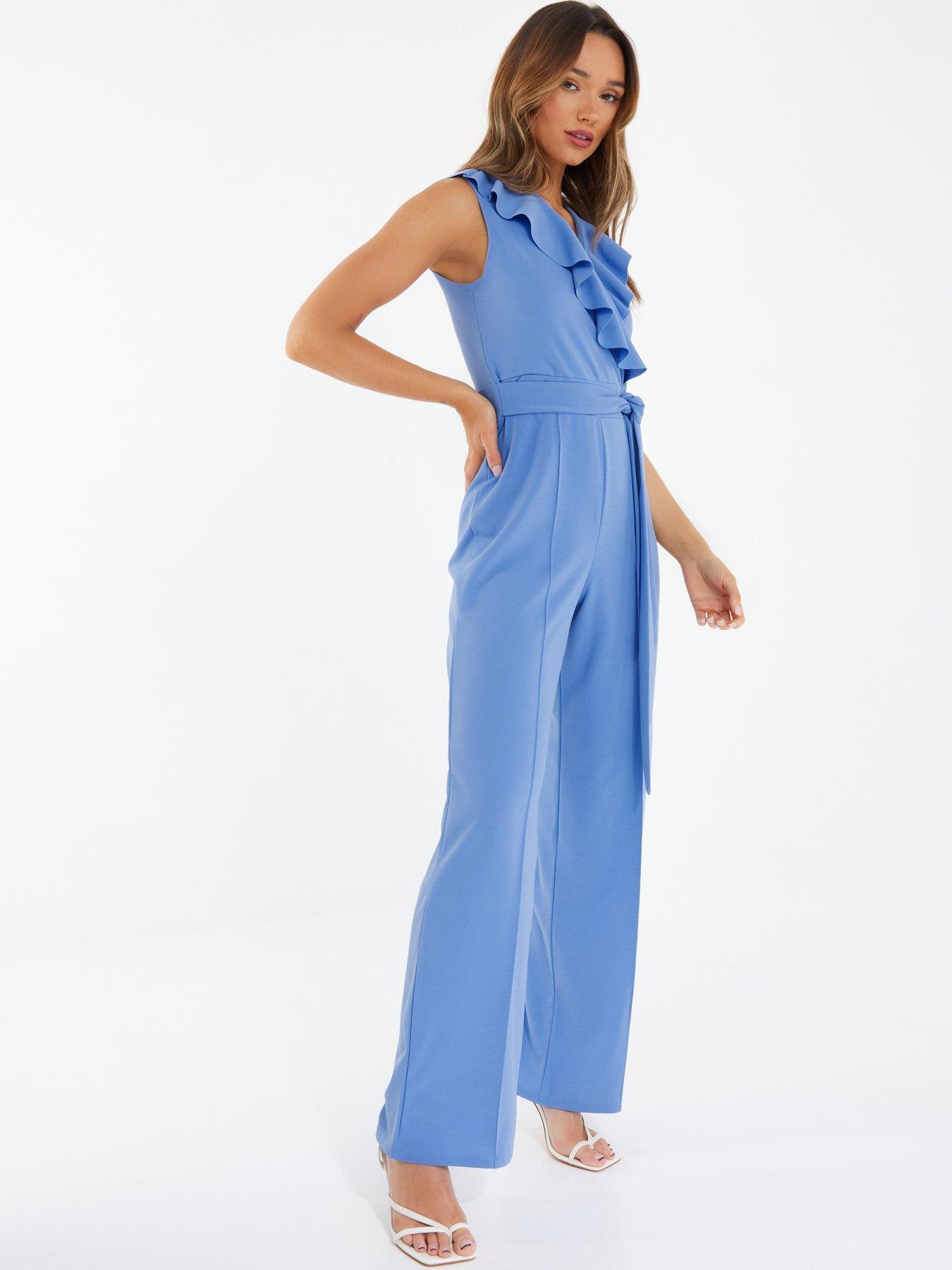 Quiz pale blue store jumpsuit