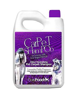 Product photograph of Pretty Pooch Dog Carpet Shampoo Cleaner Solution For Machines Manual Use - Lavender Fields Fragrance - 1 X 5l from very.co.uk