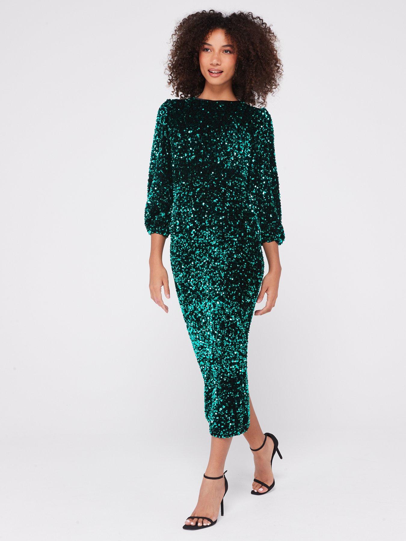 V by clearance very sequin dress